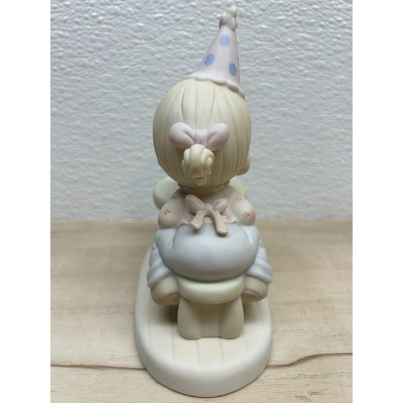 1992 Enesco Precious Moments May Your Every Wish Come True Porcelain Figurine - Picture 5 of 13